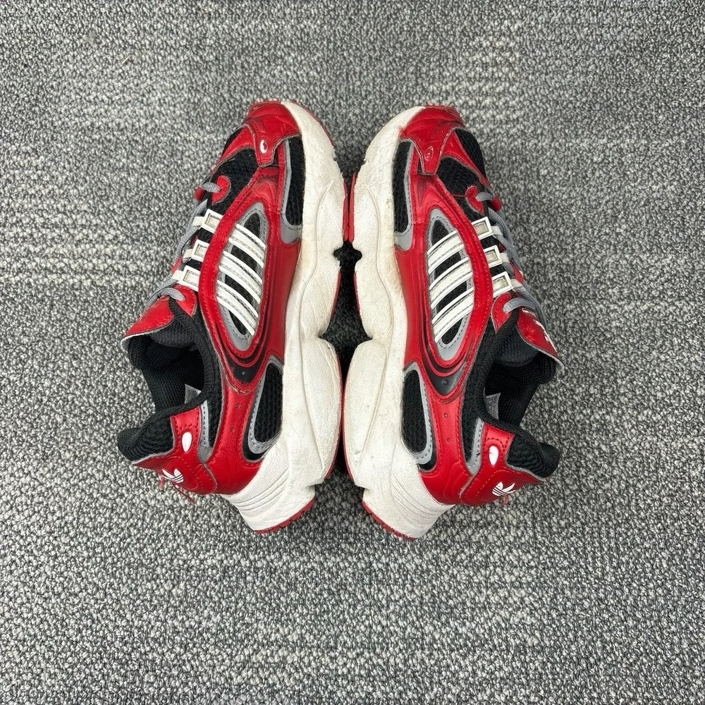 Adidas Ozmillen JH7152 Shoes Mens 5.5 Red Black Silver Y2K Chunky Sneakers